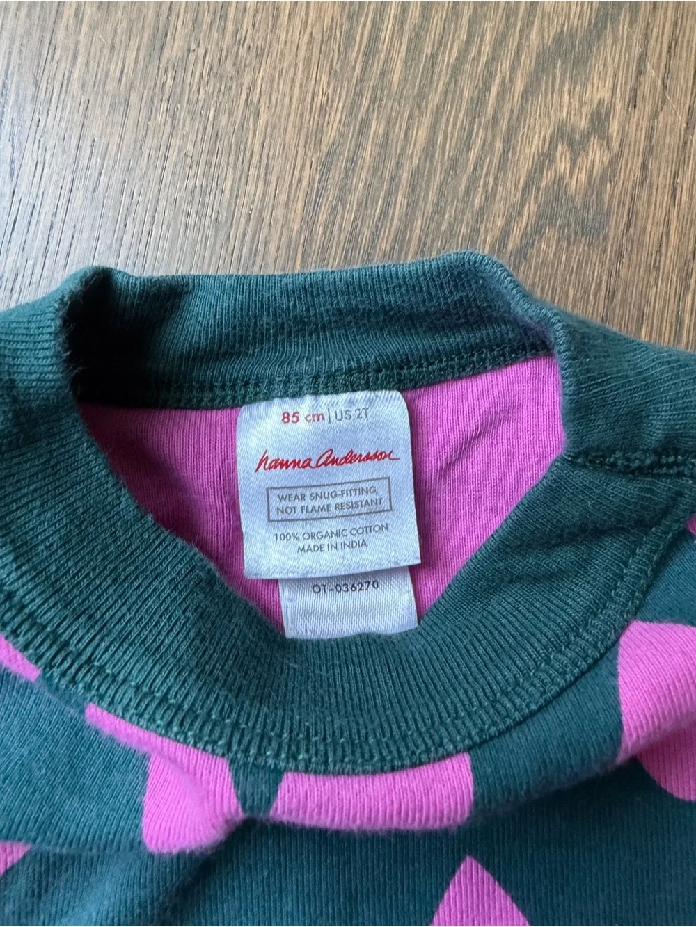 Hanna Anderson Kids Heart Print Pajama Set - Pink Hearts